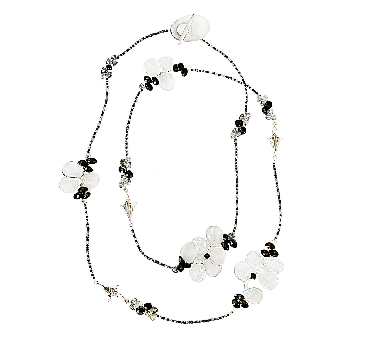 Sterling Jasmine Rock Candy Necklace