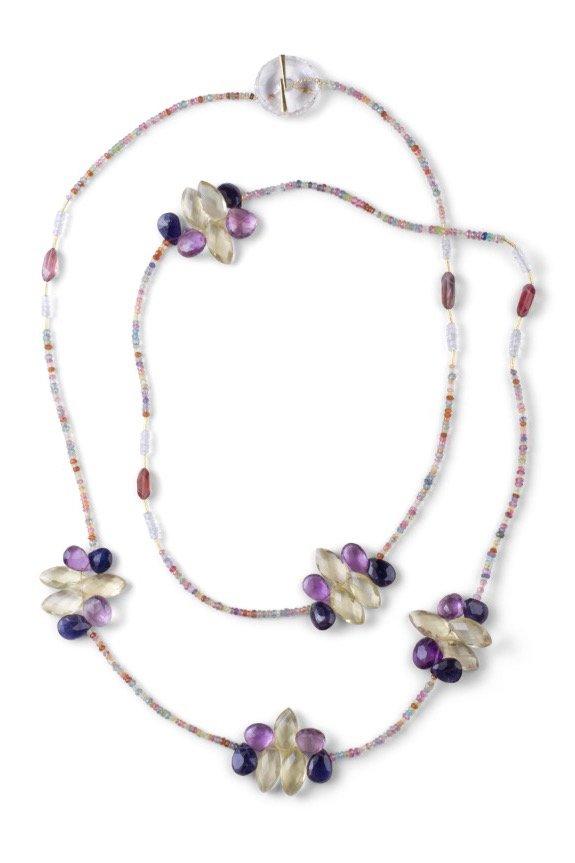 Amethyst Rock Candy Necklace