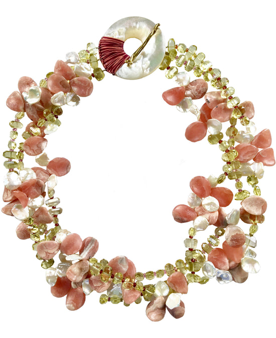 Load image into Gallery viewer, Petal Thumbprint Necklace
