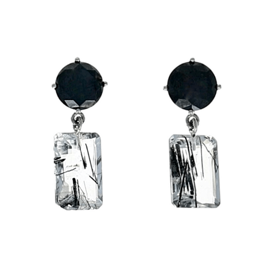 Load image into Gallery viewer, Diamond-In-The-Rough Earrings
