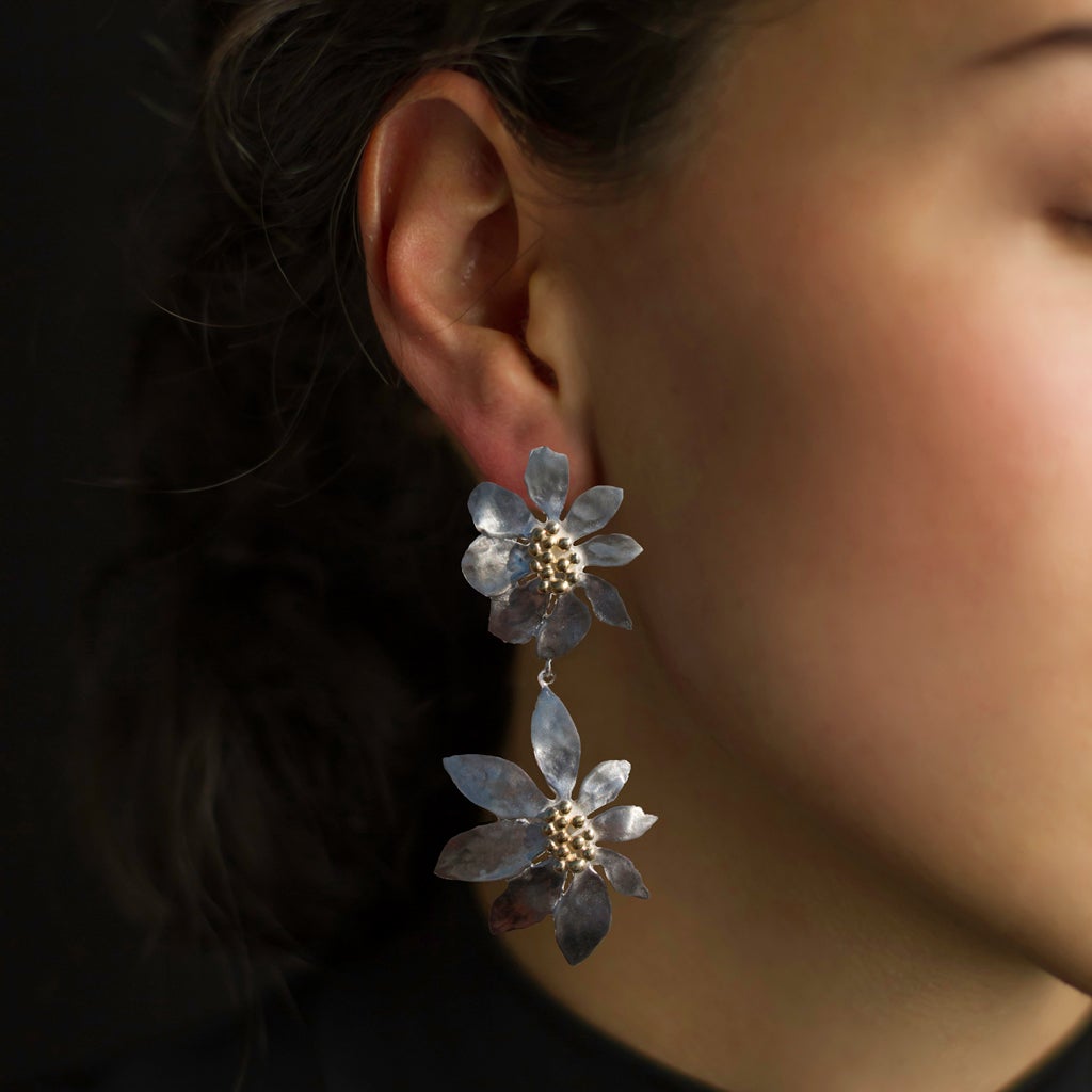 Flora + Fauna Clip Earrings