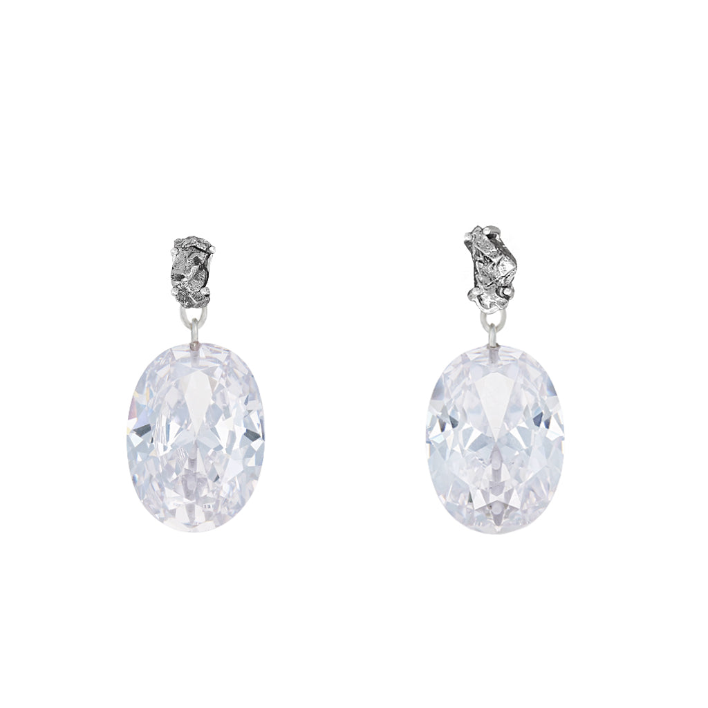 Meteorite Campo Del Cielo Earrings – Pavé The Way® with