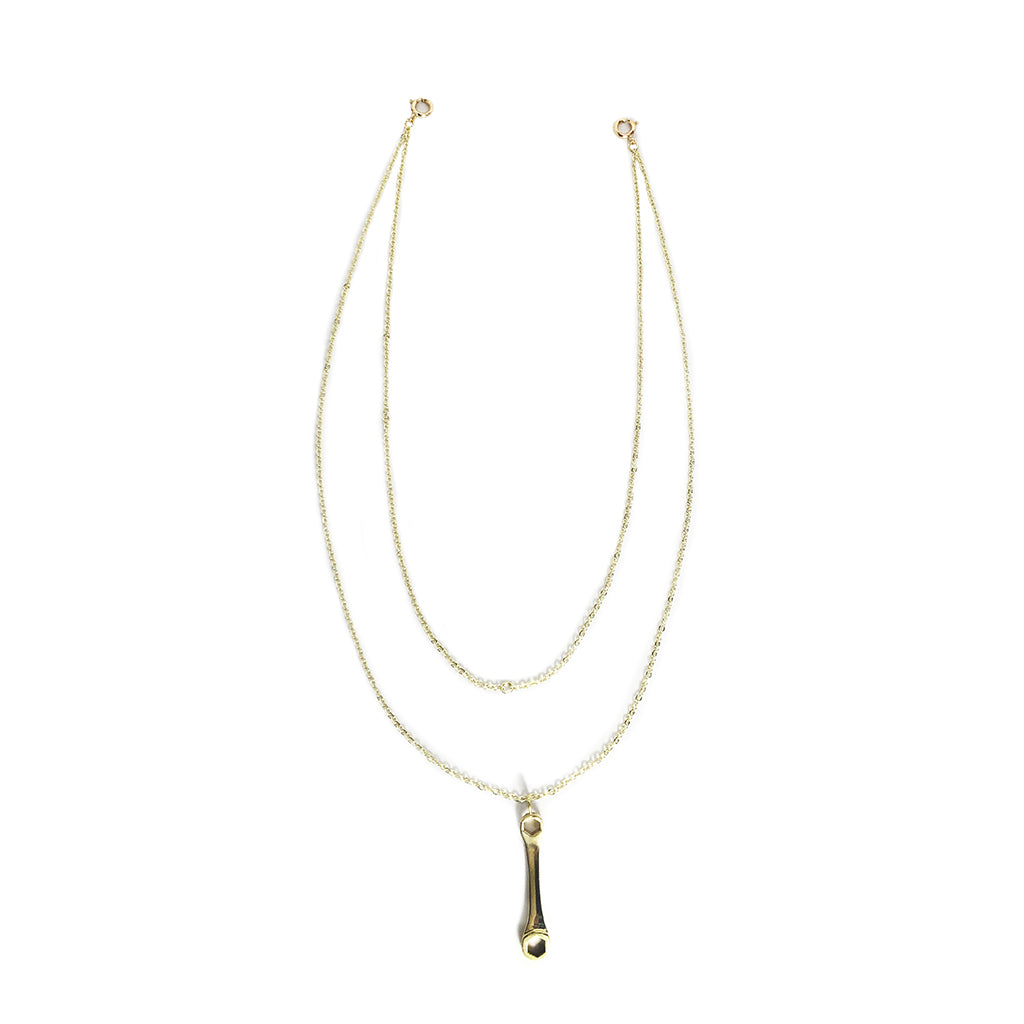 Gripping Personality brass Wrench mask chain by Pavé The Way® Jewelry
