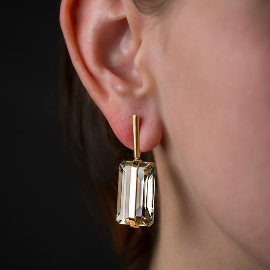 Load image into Gallery viewer, Sasha Earrings with Green Amethyst

