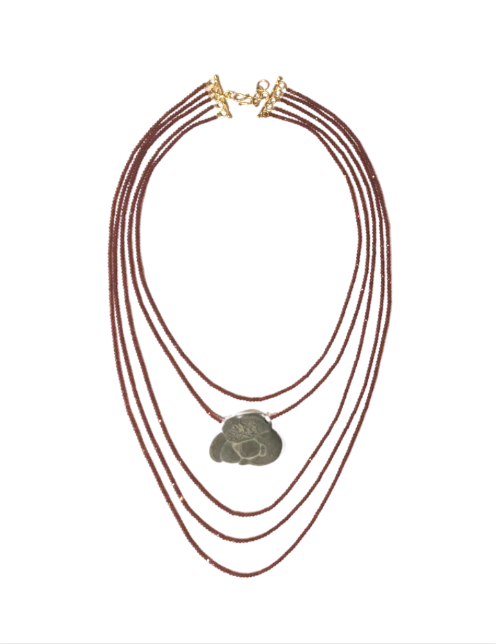 5-Strand Goddess Stone Necklace