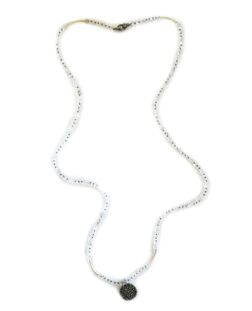 Almas Herkimer Diamond Long Necklace