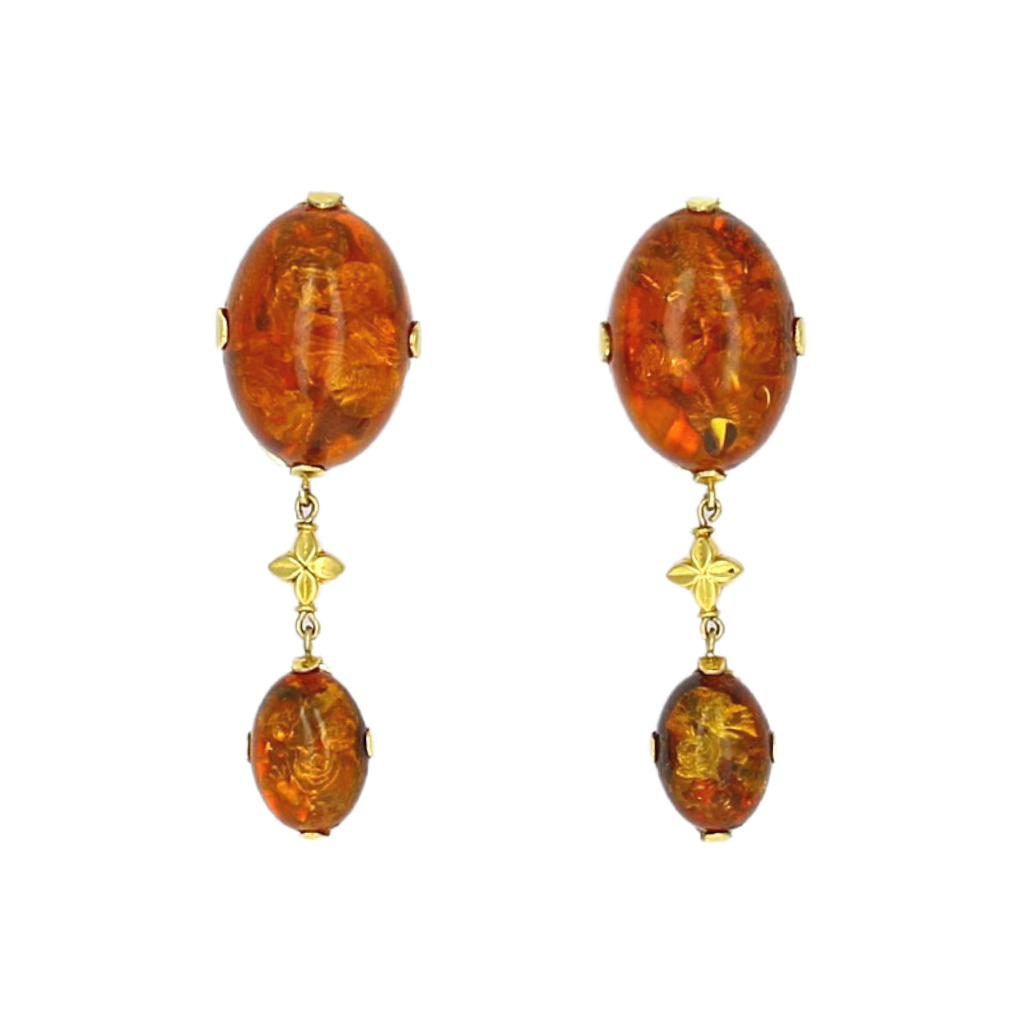 Amber Earrings