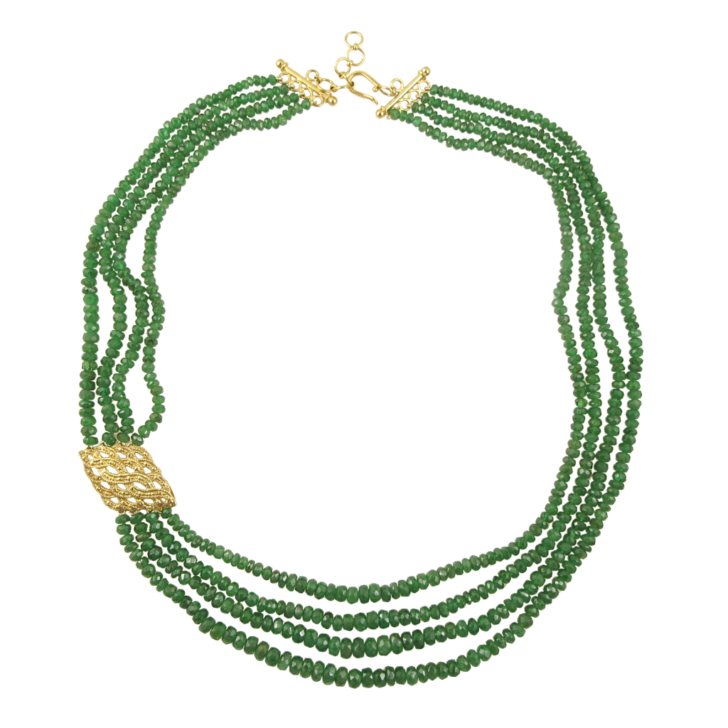 Tsavorite Antique Necklace