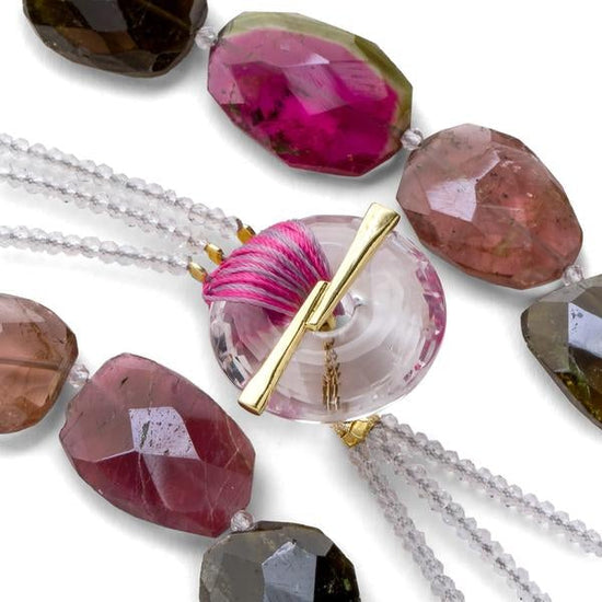 Load image into Gallery viewer, 3-Strand Tourmaline Necklace
