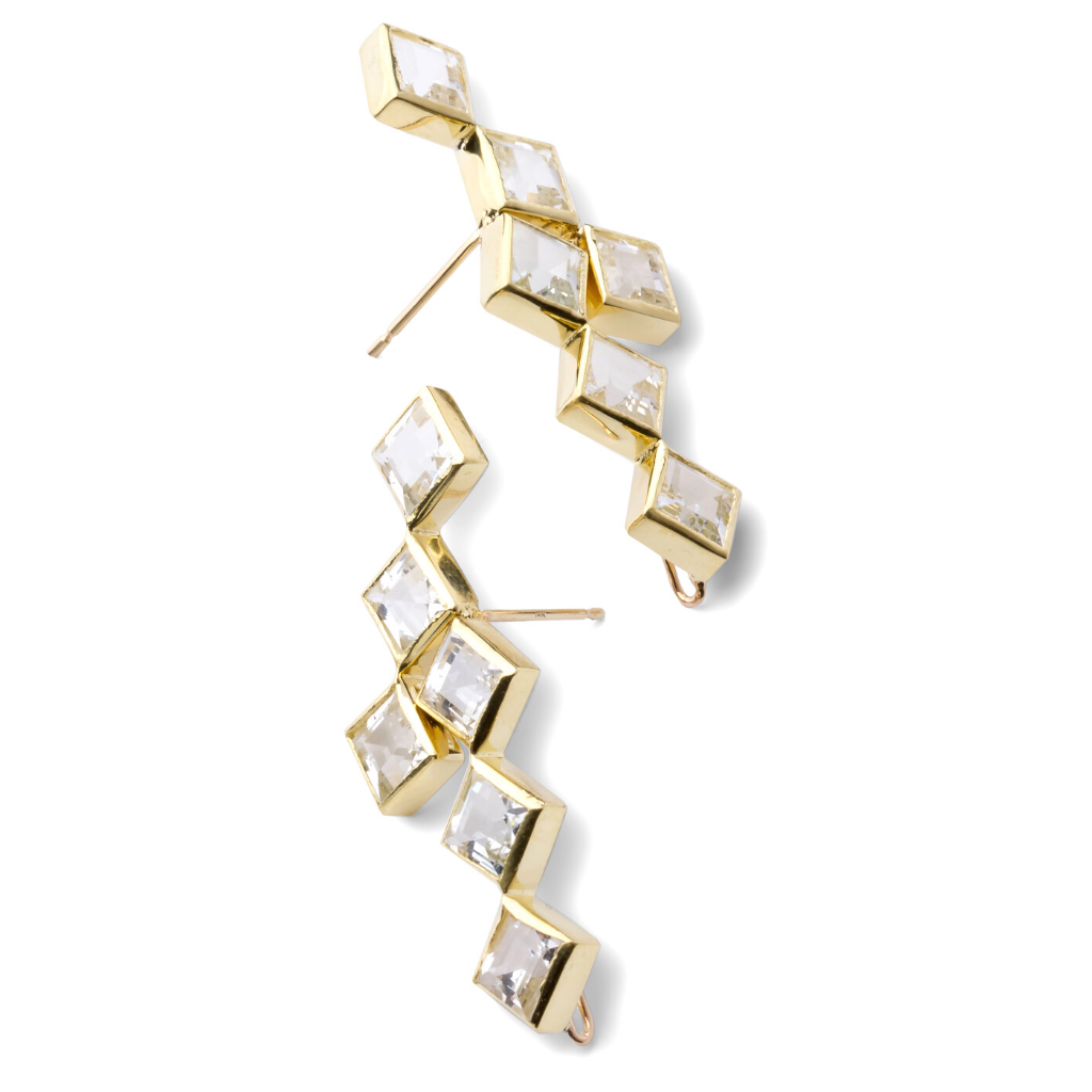 Topaz Crosswalk Earrings